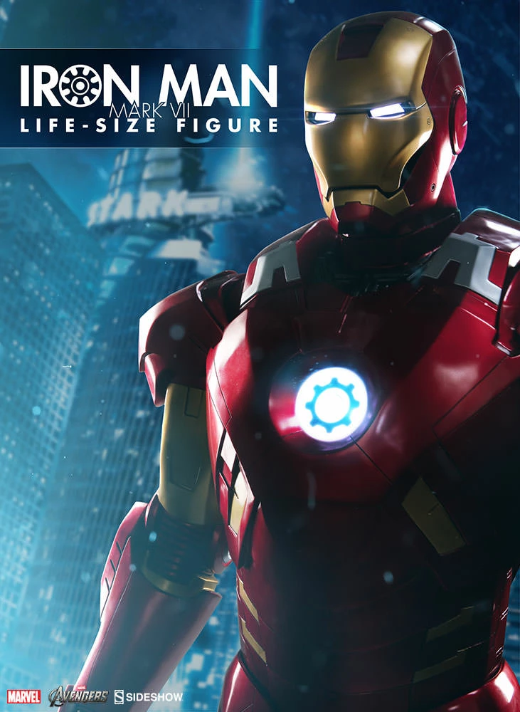 Iron Man Mark VII Life-Size Figure By Sideshow Collectibles 6 Iron Man Mark VII Life-Size Figure By Sideshow Collectibles