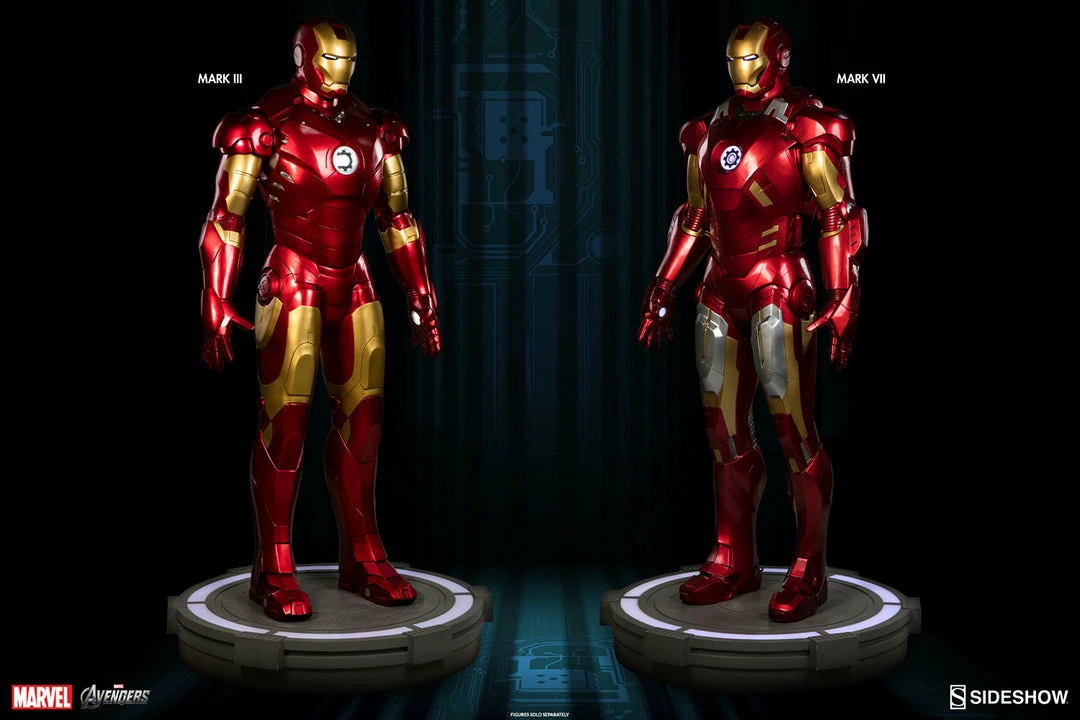 Iron Man Mark VII Life-Size Figure By Sideshow Collectibles 9 Iron Man Mark VII Life-Size Figure By Sideshow Collectibles