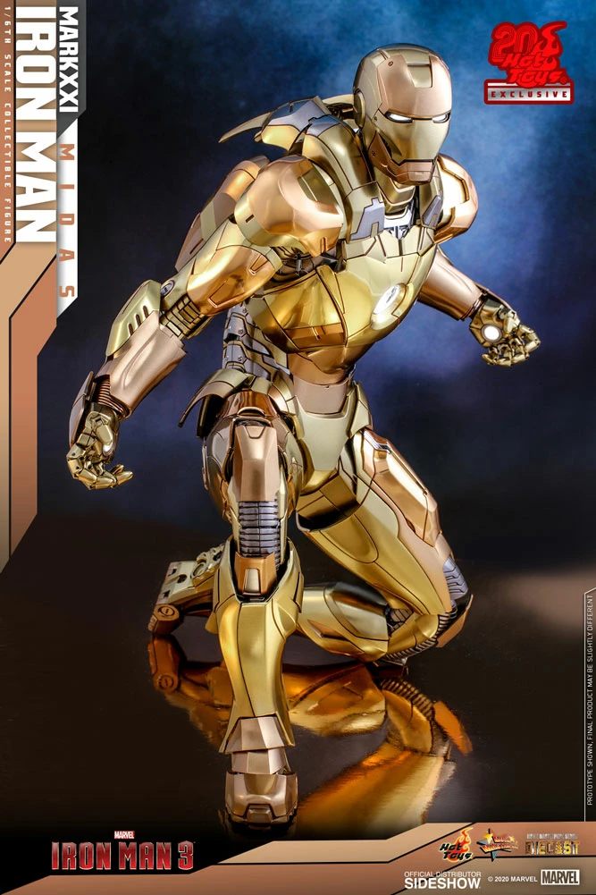Iron Man Mark XXI (Midas) Sixth Scale Figure By Hot Toys Hot Toys Exclusive - Movie Masterpiece Series Diecast Avengers Earth's Heroes 6 Iron Man Mark XXI (Midas) Sixth Scale Figure By Hot Toys Hot Toys Exclusive - Movie Masterpiece Series Diecast Avengers Earth's Heroes