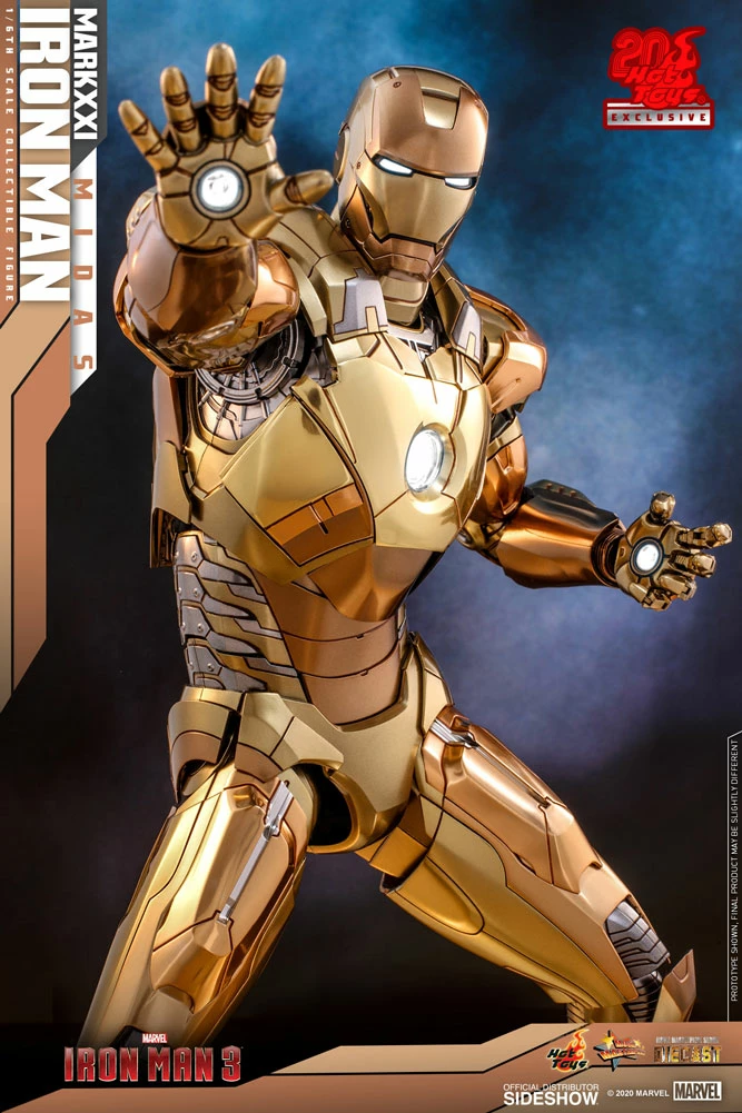 Iron Man Mark XXI (Midas) Sixth Scale Figure By Hot Toys Hot Toys Exclusive - Movie Masterpiece Series Diecast Avengers Earth's Heroes 7 Iron Man Mark XXI (Midas) Sixth Scale Figure By Hot Toys Hot Toys Exclusive - Movie Masterpiece Series Diecast Avengers Earth's Heroes