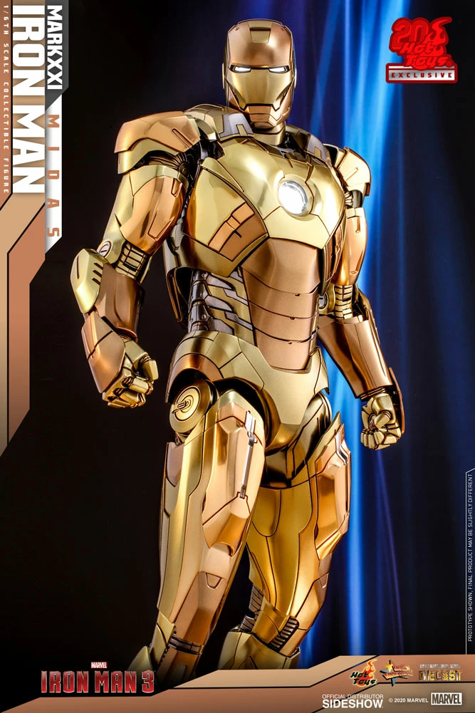 Iron Man Mark XXI (Midas) Sixth Scale Figure By Hot Toys Hot Toys Exclusive - Movie Masterpiece Series Diecast Avengers Earth's Heroes 9 Iron Man Mark XXI (Midas) Sixth Scale Figure By Hot Toys Hot Toys Exclusive - Movie Masterpiece Series Diecast Avengers Earth's Heroes