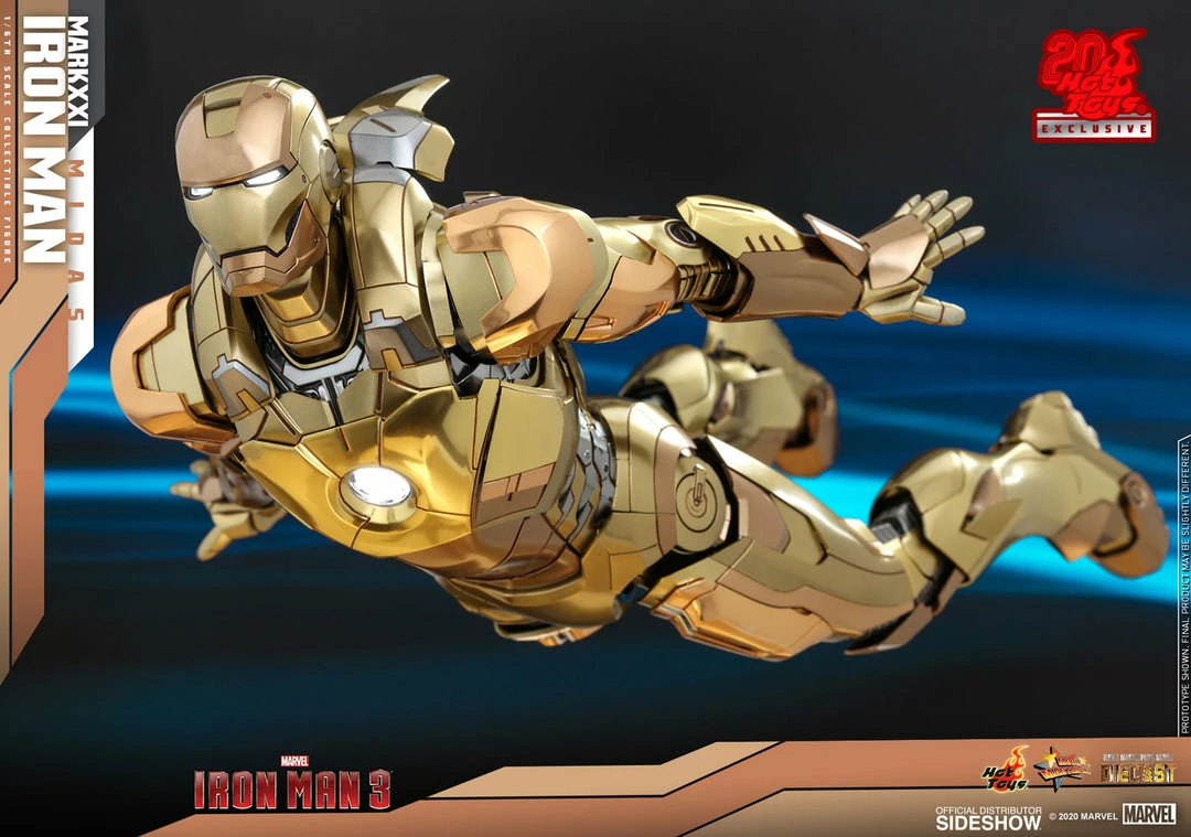 Iron Man Mark XXI (Midas) Sixth Scale Figure By Hot Toys Hot Toys Exclusive - Movie Masterpiece Series Diecast Avengers Earth's Heroes 10 Iron Man Mark XXI (Midas) Sixth Scale Figure By Hot Toys Hot Toys Exclusive - Movie Masterpiece Series Diecast Avengers Earth's Heroes