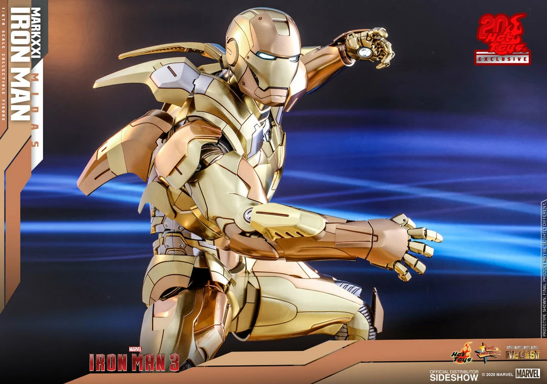 Iron Man Mark XXI (Midas) Sixth Scale Figure By Hot Toys Hot Toys Exclusive - Movie Masterpiece Series Diecast Avengers Earth's Heroes 11 Iron Man Mark XXI (Midas) Sixth Scale Figure By Hot Toys Hot Toys Exclusive - Movie Masterpiece Series Diecast Avengers Earth's Heroes