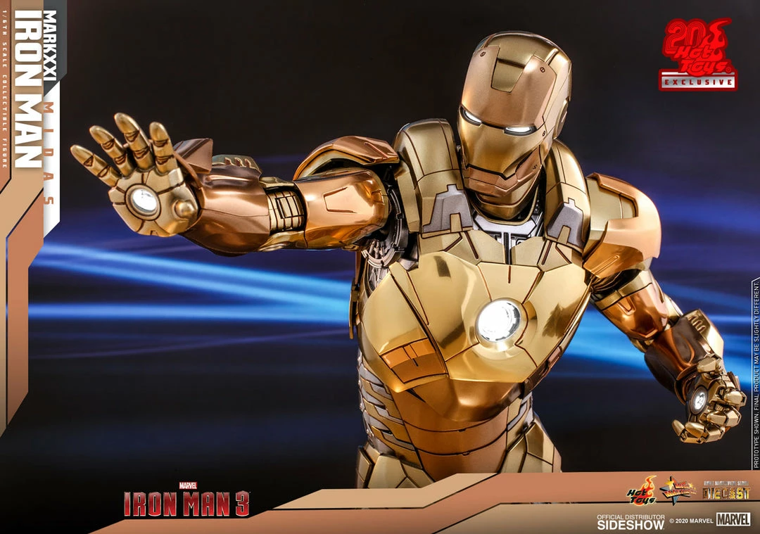 Iron Man Mark XXI (Midas) Sixth Scale Figure By Hot Toys Hot Toys Exclusive - Movie Masterpiece Series Diecast Avengers Earth's Heroes 13 Iron Man Mark XXI (Midas) Sixth Scale Figure By Hot Toys Hot Toys Exclusive - Movie Masterpiece Series Diecast Avengers Earth's Heroes