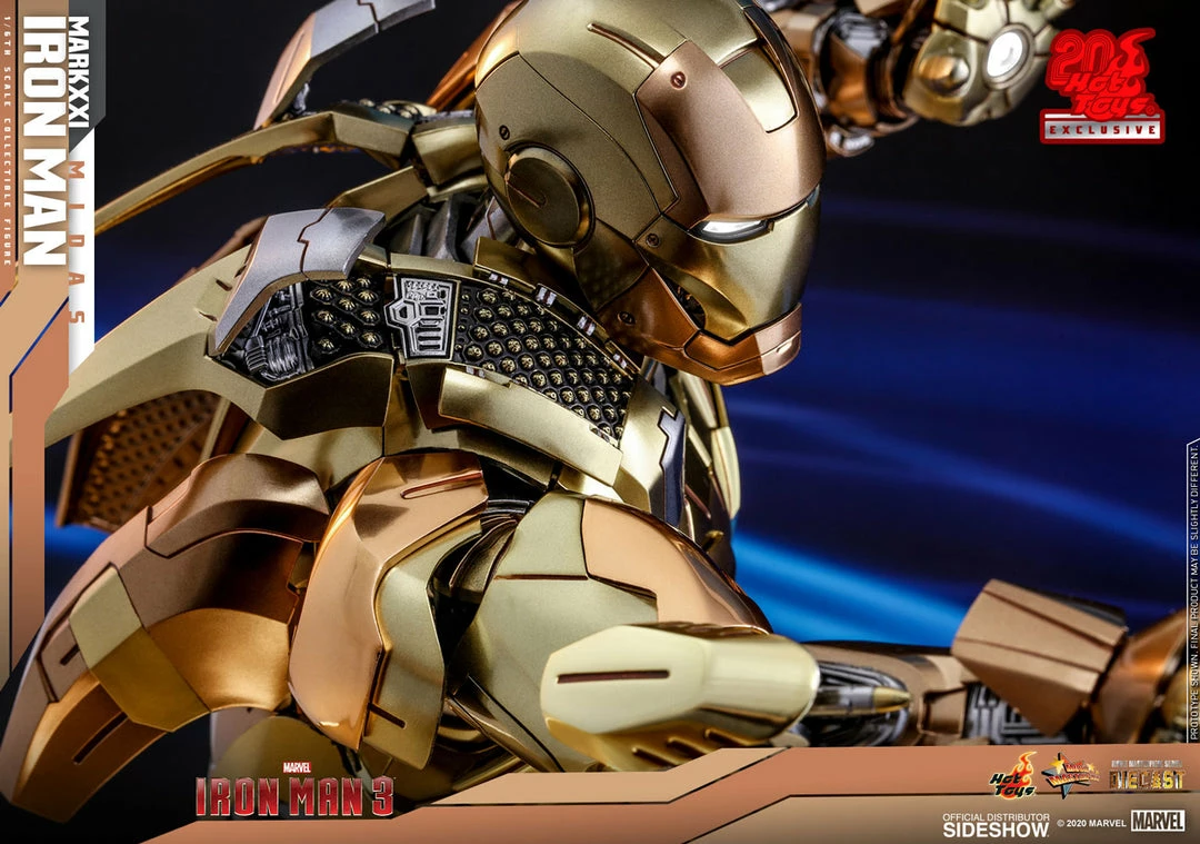 Iron Man Mark XXI (Midas) Sixth Scale Figure By Hot Toys Hot Toys Exclusive - Movie Masterpiece Series Diecast Avengers Earth's Heroes 17 Iron Man Mark XXI (Midas) Sixth Scale Figure By Hot Toys Hot Toys Exclusive - Movie Masterpiece Series Diecast Avengers Earth's Heroes