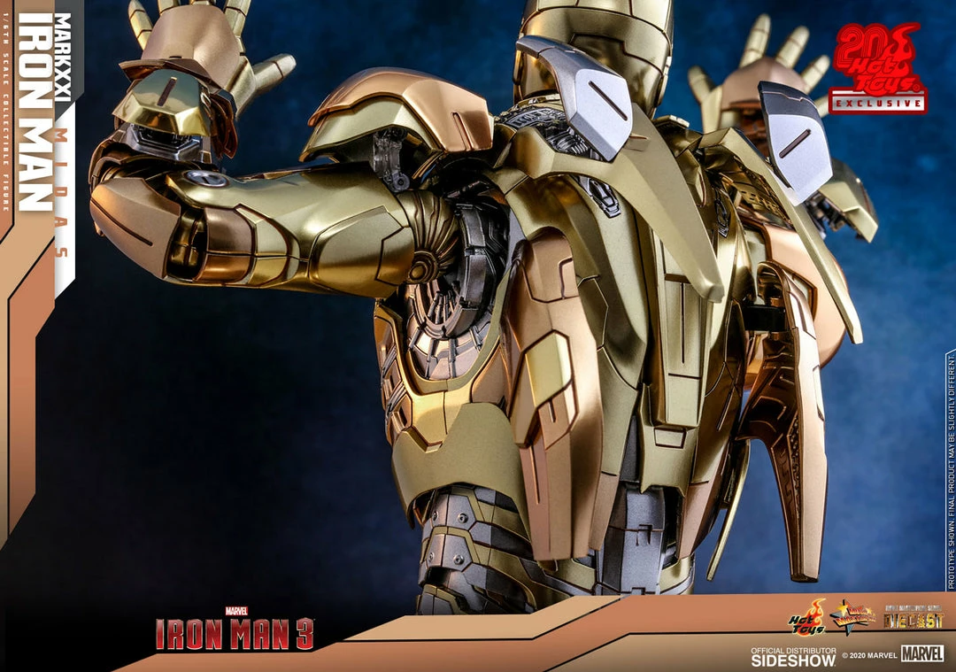 Iron Man Mark XXI (Midas) Sixth Scale Figure By Hot Toys Hot Toys Exclusive - Movie Masterpiece Series Diecast Avengers Earth's Heroes 18 Iron Man Mark XXI (Midas) Sixth Scale Figure By Hot Toys Hot Toys Exclusive - Movie Masterpiece Series Diecast Avengers Earth's Heroes