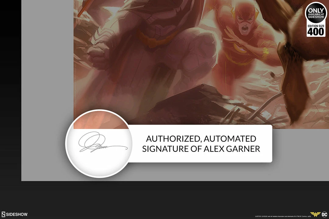 Wonder Woman Vs Cheetah Fine Art Print By Artist Alex Garner. Art Print By Sideshow Collectibles 4 Wonder Woman Vs Cheetah Fine Art Print By Artist Alex Garner. Art Print By Sideshow Collectibles