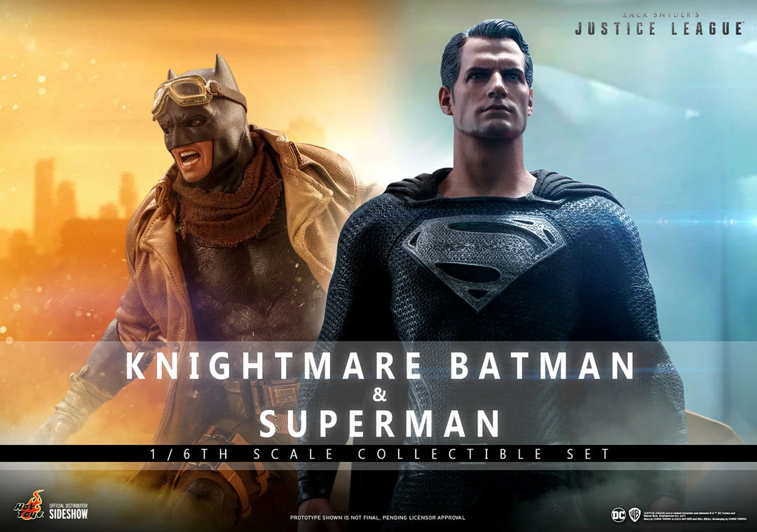 Knightmare Batman And Superman Sixth Scale Figure Set By Hot Toys Television Masterpiece Series - Zack Snyder's Justice League 1 Knightmare Batman And Superman Sixth Scale Figure Set By Hot Toys Television Masterpiece Series - Zack Snyder's Justice League