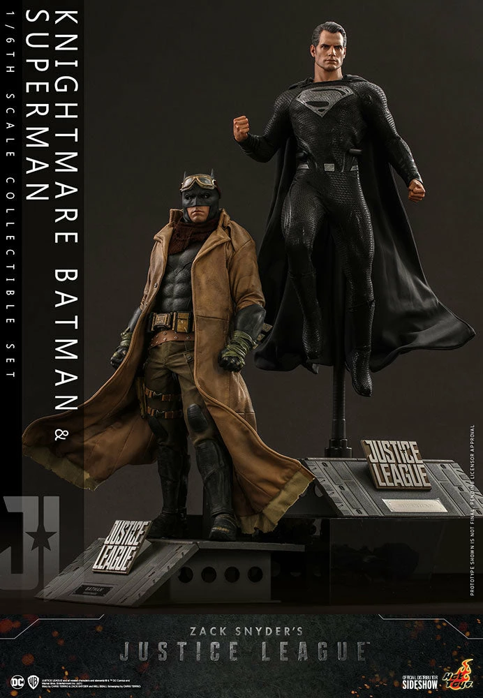 Knightmare Batman And Superman Sixth Scale Figure Set By Hot Toys Television Masterpiece Series - Zack Snyder's Justice League 2 Knightmare Batman And Superman Sixth Scale Figure Set By Hot Toys Television Masterpiece Series - Zack Snyder's Justice League