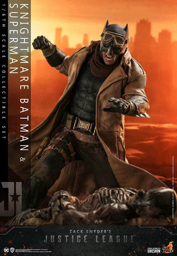 Knightmare Batman And Superman Sixth Scale Figure Set By Hot Toys Television Masterpiece Series - Zack Snyder's Justice League 8 Knightmare Batman And Superman Sixth Scale Figure Set By Hot Toys Television Masterpiece Series - Zack Snyder's Justice League