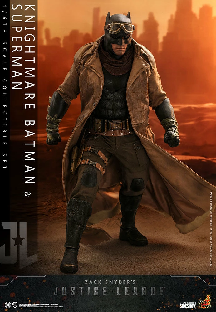 Knightmare Batman And Superman Sixth Scale Figure Set By Hot Toys Television Masterpiece Series - Zack Snyder's Justice League 6 Knightmare Batman And Superman Sixth Scale Figure Set By Hot Toys Television Masterpiece Series - Zack Snyder's Justice League