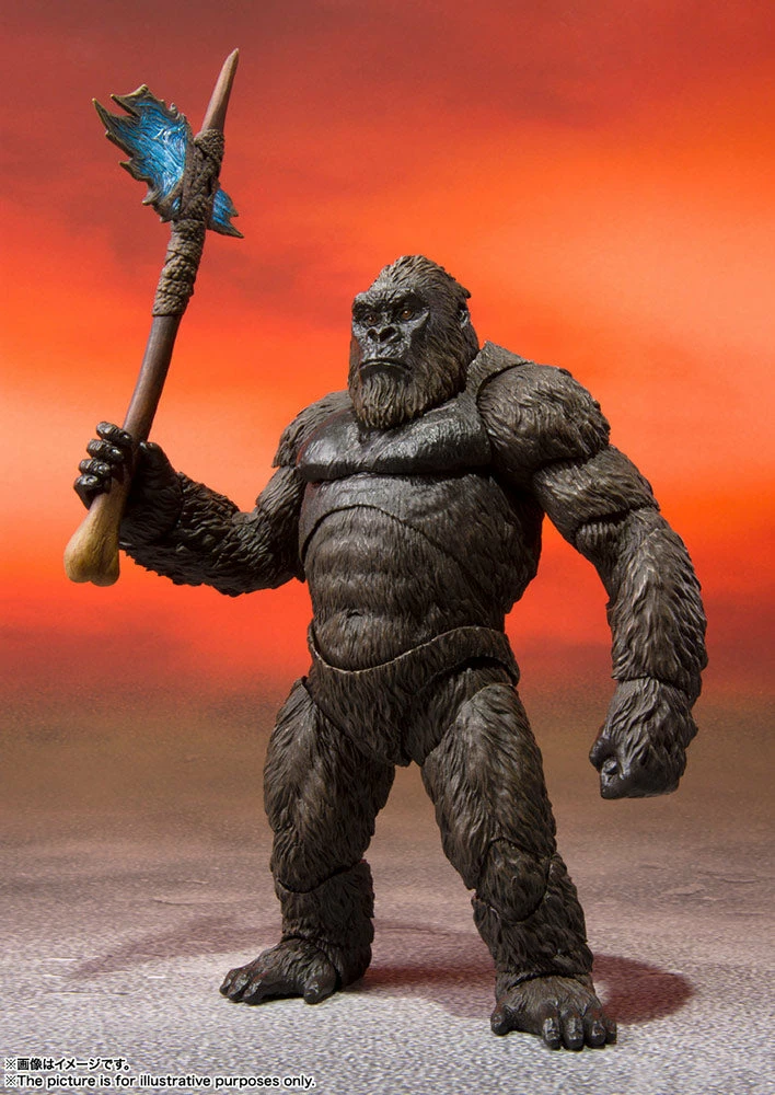 Bandai Spirits SH Monsterarts Kong Collectible Figure By Bandai Spirits S.H.Monsterarts Monsters, MonsterVerse! 6 Bandai Spirits SH Monsterarts Kong Collectible Figure By Bandai Spirits S.H.Monsterarts Monsters, MonsterVerse!