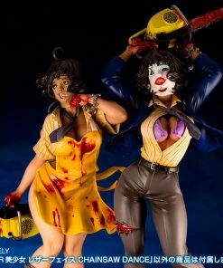 Leatherface Chainsaw Dance Statue By Kotobukiya Bishoujo Series - 1:7 Scale Texas Chainsaw Massacre
