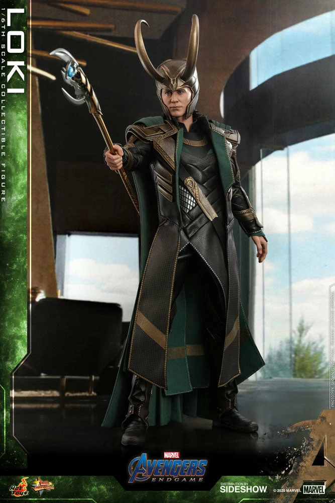Loki Sixth Scale Figure By Hot Toys Movie Masterpiece Series - Avengers: Endgame 6 Loki Sixth Scale Figure By Hot Toys Movie Masterpiece Series - Avengers: Endgame