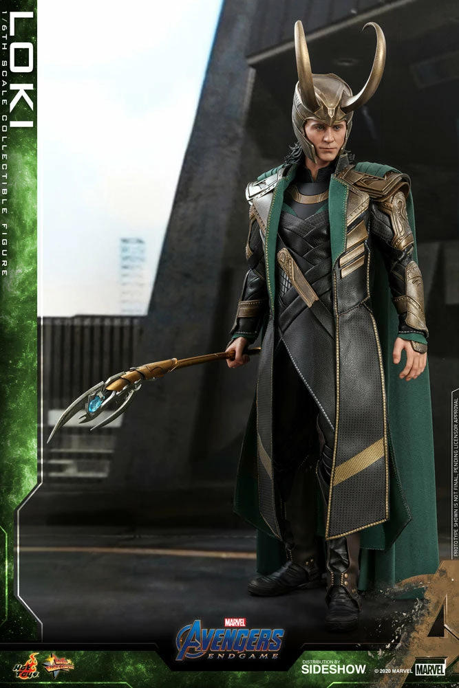 Loki Sixth Scale Figure By Hot Toys Movie Masterpiece Series - Avengers: Endgame 9 Loki Sixth Scale Figure By Hot Toys Movie Masterpiece Series - Avengers: Endgame