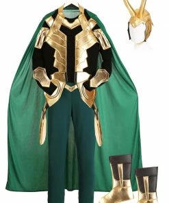 Halloweeencostumes.com Cosplay, Halloween Costumes Marvel Loki Premium Costume For Men 15 Halloweeencostumes.com Cosplay, Halloween Costumes Marvel Loki Premium Costume For Men