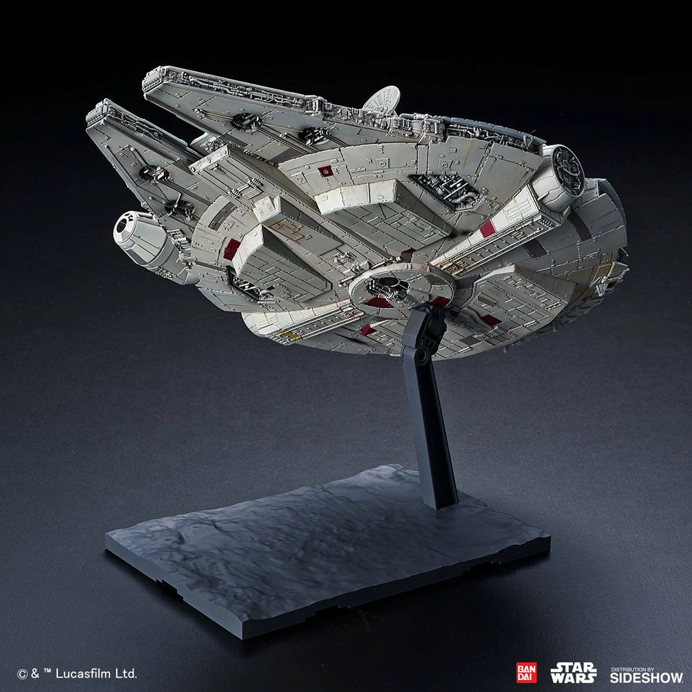 Star Wars Millennium Falcon (Rise Of Skywalker Version) Model Kit By Bandai 2 Star Wars Millennium Falcon (Rise Of Skywalker Version) Model Kit By Bandai