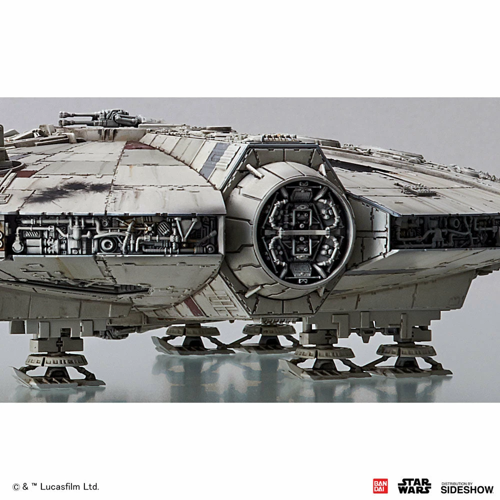 Star Wars Millennium Falcon (Rise Of Skywalker Version) Model Kit By Bandai 10 Star Wars Millennium Falcon (Rise Of Skywalker Version) Model Kit By Bandai