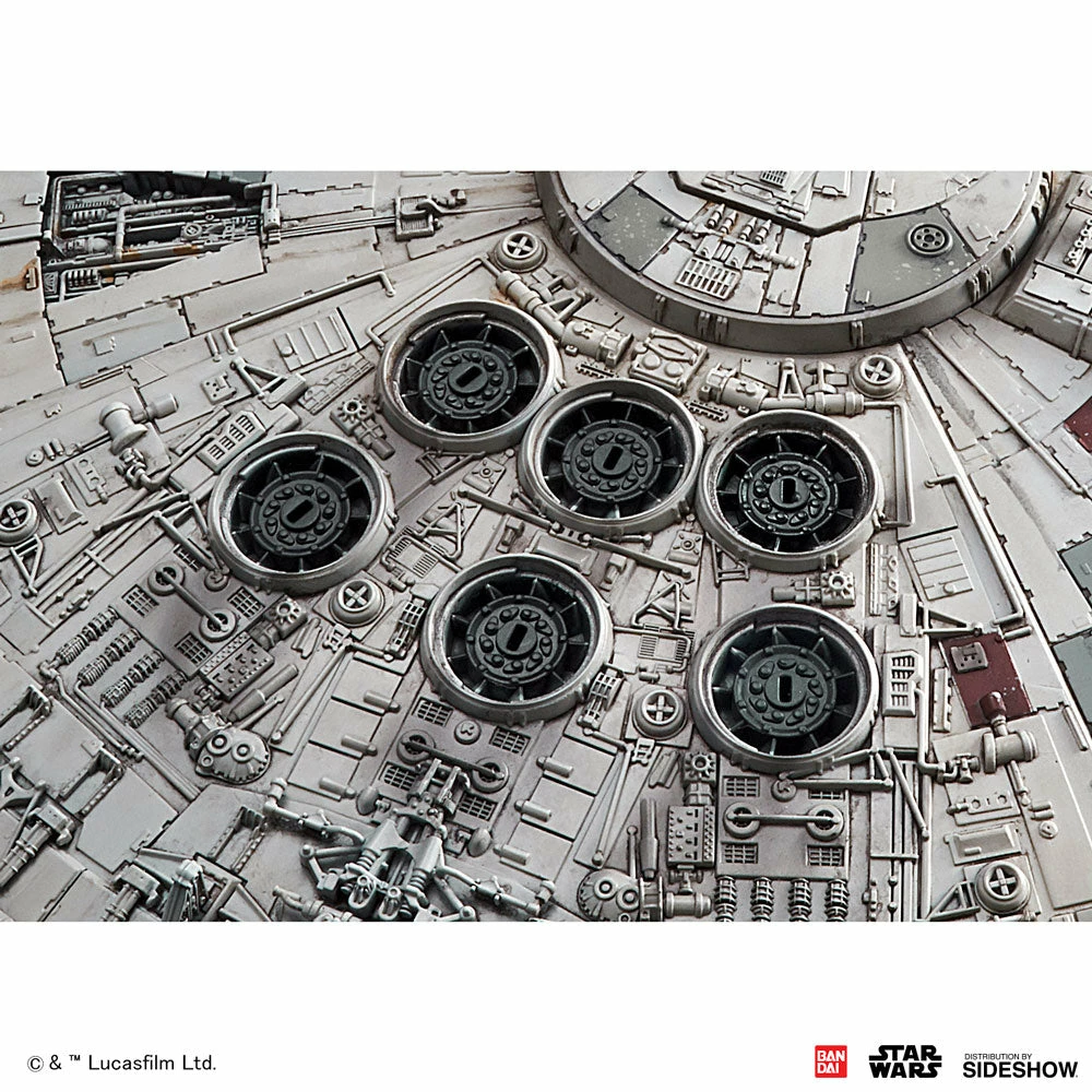Star Wars Millennium Falcon (Rise Of Skywalker Version) Model Kit By Bandai 13 Star Wars Millennium Falcon (Rise Of Skywalker Version) Model Kit By Bandai
