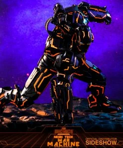 Avengers Earth's Heroes Neon Tech War Machine Sixth Scale Figure By Hot Toys Movie Masterpiece Series Diecast - Iron Man 2