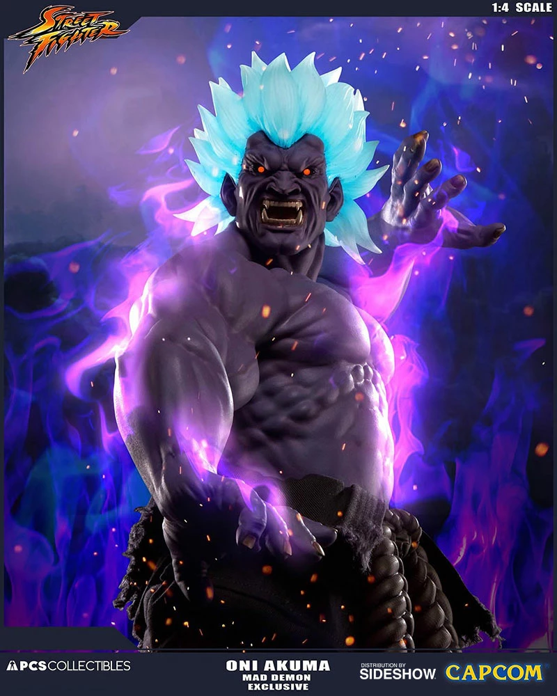 PCS Collectibles Oni Akuma Mad Demon Statue By PCS - Street Fighter 8 PCS Collectibles Oni Akuma Mad Demon Statue By PCS - Street Fighter