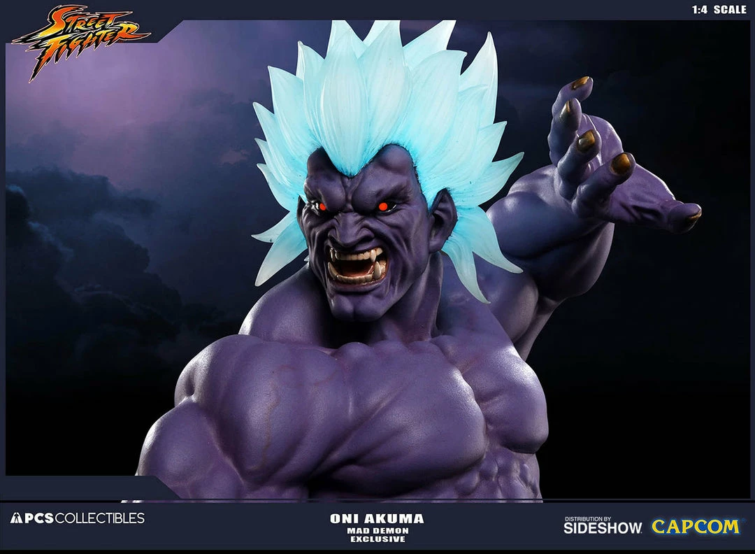 PCS Collectibles Oni Akuma Mad Demon Statue By PCS - Street Fighter 9 PCS Collectibles Oni Akuma Mad Demon Statue By PCS - Street Fighter
