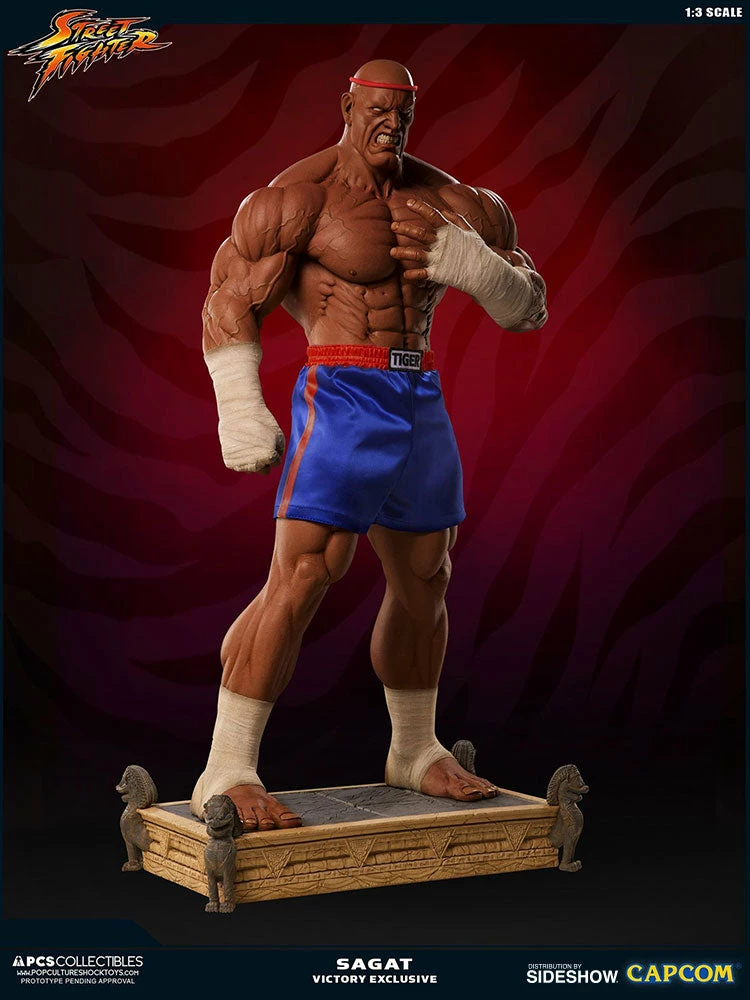 PCS Collectibles Sagat Victory Statue By PCS - Street Fighter 13 PCS Collectibles Sagat Victory Statue By PCS - Street Fighter