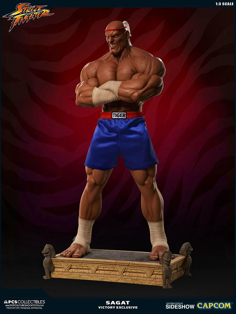 PCS Collectibles Sagat Victory Statue By PCS - Street Fighter 3 PCS Collectibles Sagat Victory Statue By PCS - Street Fighter