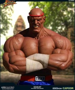 PCS Collectibles Sagat Victory Statue By PCS - Street Fighter