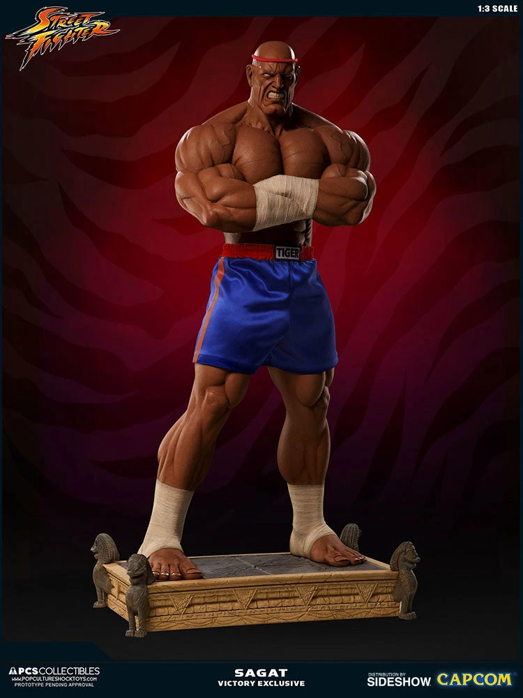 PCS Collectibles Sagat Victory Statue By PCS - Street Fighter 4 PCS Collectibles Sagat Victory Statue By PCS - Street Fighter