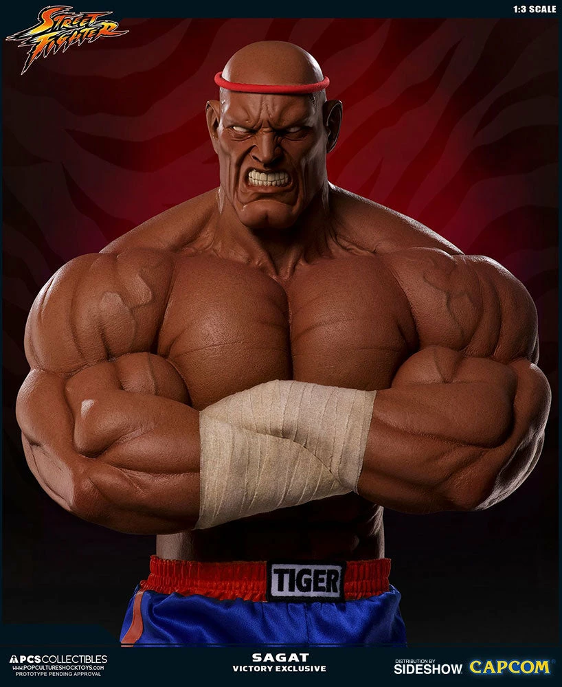PCS Collectibles Sagat Victory Statue By PCS - Street Fighter 6 PCS Collectibles Sagat Victory Statue By PCS - Street Fighter