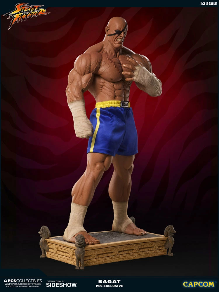 PCS Collectibles Sagat Statue By PCS 1:3 Scale - Street Fighter 12 PCS Collectibles Sagat Statue By PCS 1:3 Scale - Street Fighter