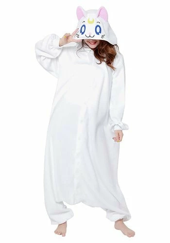 Halloweencostumes.com Sailor Moon Adult Artemis Kigurumi Costume 1 Halloweencostumes.com Sailor Moon Adult Artemis Kigurumi Costume