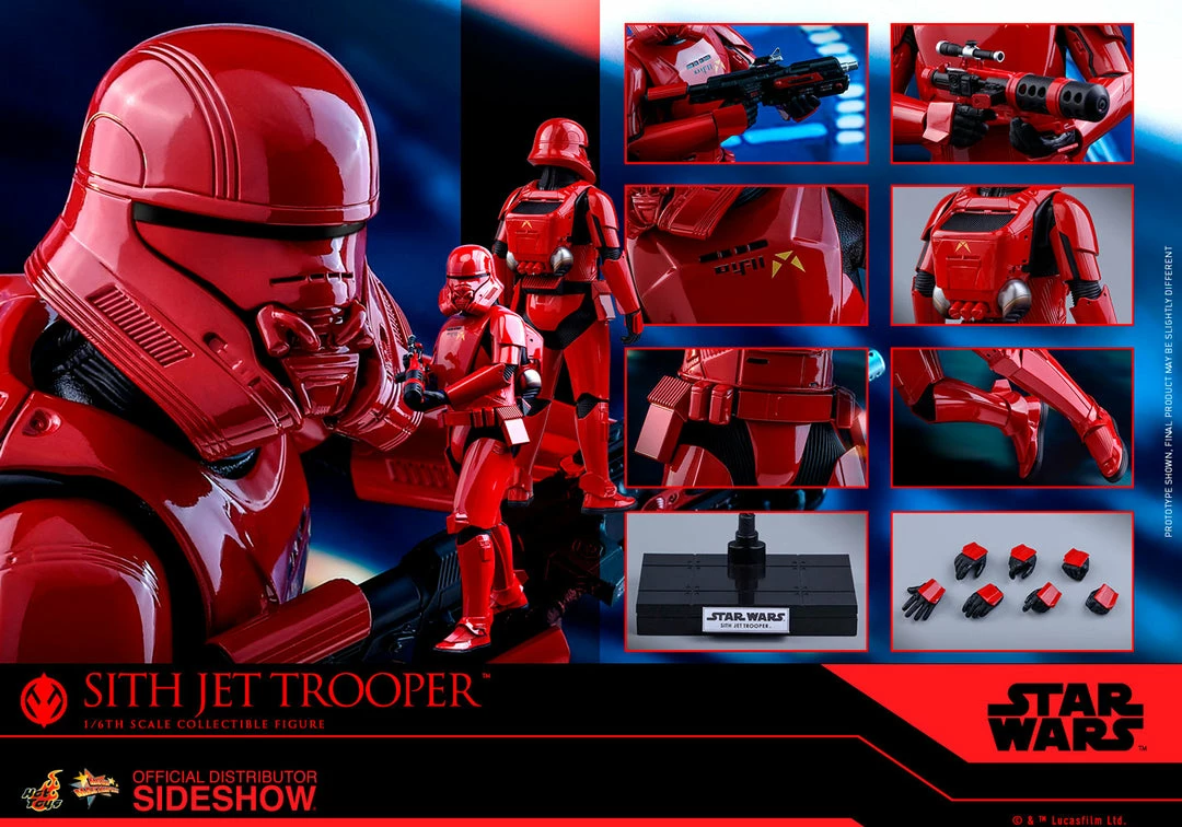 Hot Toys Sith Jet Trooper Sixth Scale Figure Sixth Scale Collectible Figures 7 Hot Toys Sith Jet Trooper Sixth Scale Figure Sixth Scale Collectible Figures