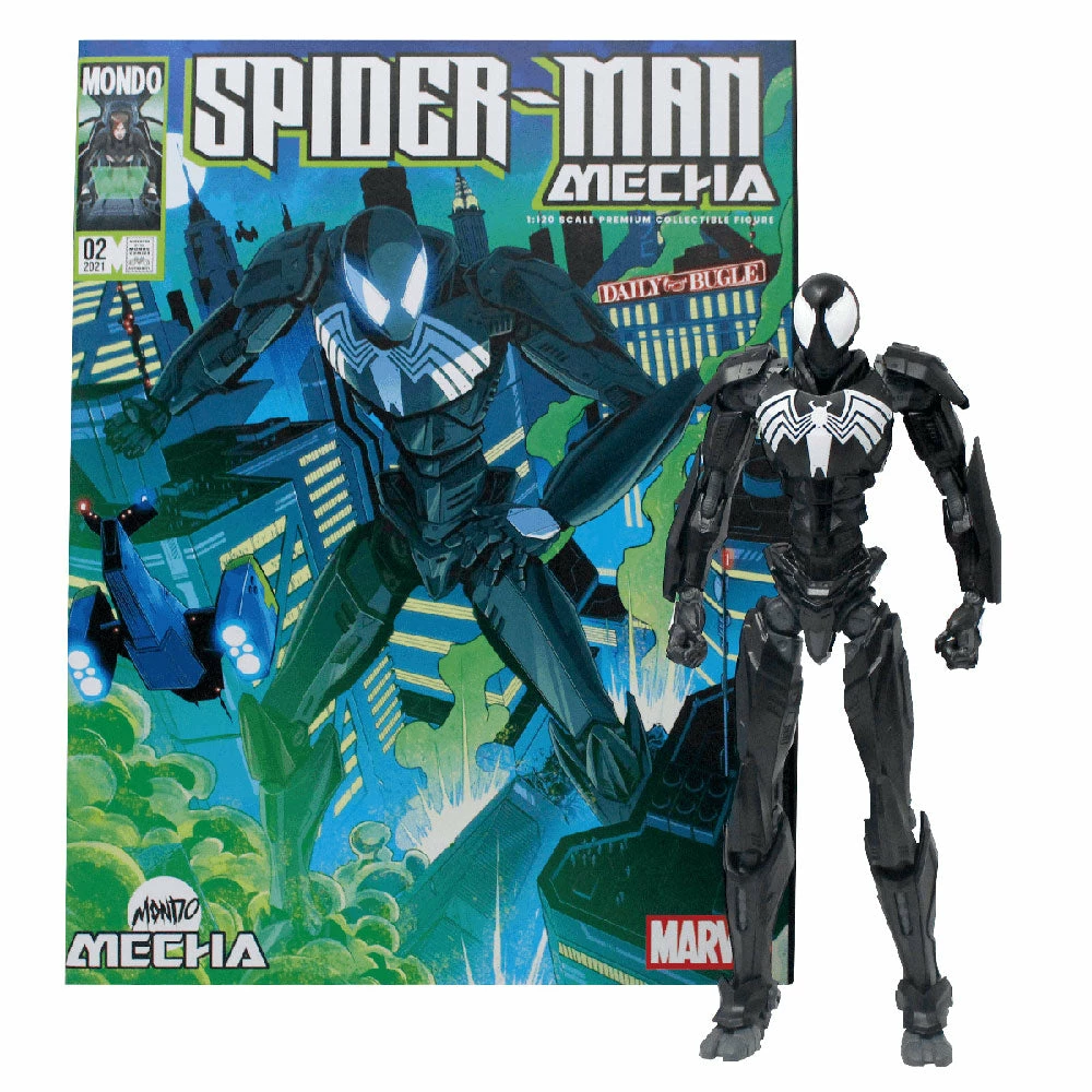 Spider-Man Mecha – Symbiote Collectible Figure By Mondo Mondo Mecha Collection 2 Spider-Man Mecha – Symbiote Collectible Figure By Mondo Mondo Mecha Collection