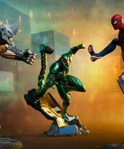 Spider-Man/Rhino/Scorpion Collectible Set By PCS Marvel’s Spider-Man 1:12 Diorama 3-Pack Statue Set Sideshow