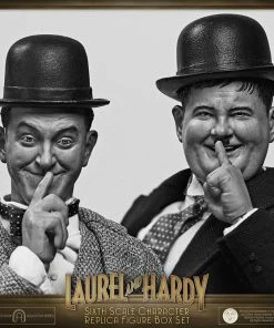 Sixth Scale Collectible Figures Stan Laurel And Oliver Hardy (Classic Suits) Box Set By BIG Chief Studios Replica Sixth Scale Figures