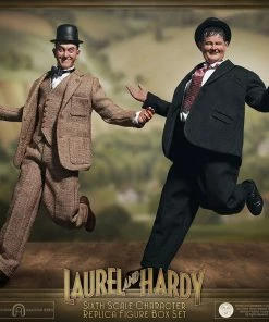 Sixth Scale Collectible Figures Stan Laurel And Oliver Hardy (Classic Suits) Box Set By BIG Chief Studios Replica Sixth Scale Figures