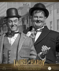 Sixth Scale Collectible Figures Stan Laurel And Oliver Hardy (Classic Suits) Box Set By BIG Chief Studios Replica Sixth Scale Figures