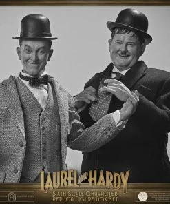 Sixth Scale Collectible Figures Stan Laurel And Oliver Hardy (Classic Suits) Box Set By BIG Chief Studios Replica Sixth Scale Figures