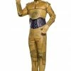 Halloweeencostumes.com Star Wars C-3PO Adult Costume Cosplay, Halloween Costumes