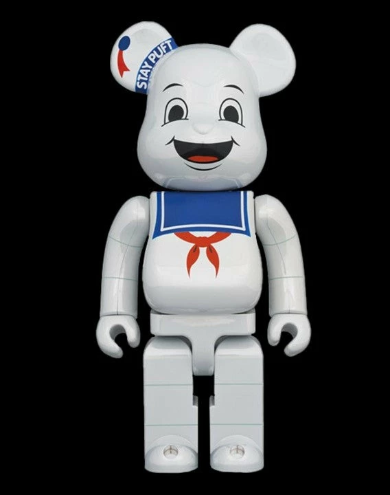 Ghostbusters Be@rbrick Stay Puft Marshmallow Man (White Chrome Version) 1000% Bearbrick By Medicom Toys 27.55" 2 Ghostbusters Be@rbrick Stay Puft Marshmallow Man (White Chrome Version) 1000% Bearbrick By Medicom Toys 27.55"