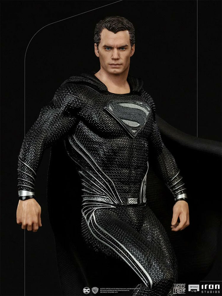Superman Black Suit 1:10 Scale Statue By Iron Studios Art Scale 1:10 - DC Comics - Zack Snyder's Justice League 6 Superman Black Suit 1:10 Scale Statue By Iron Studios Art Scale 1:10 - DC Comics - Zack Snyder's Justice League