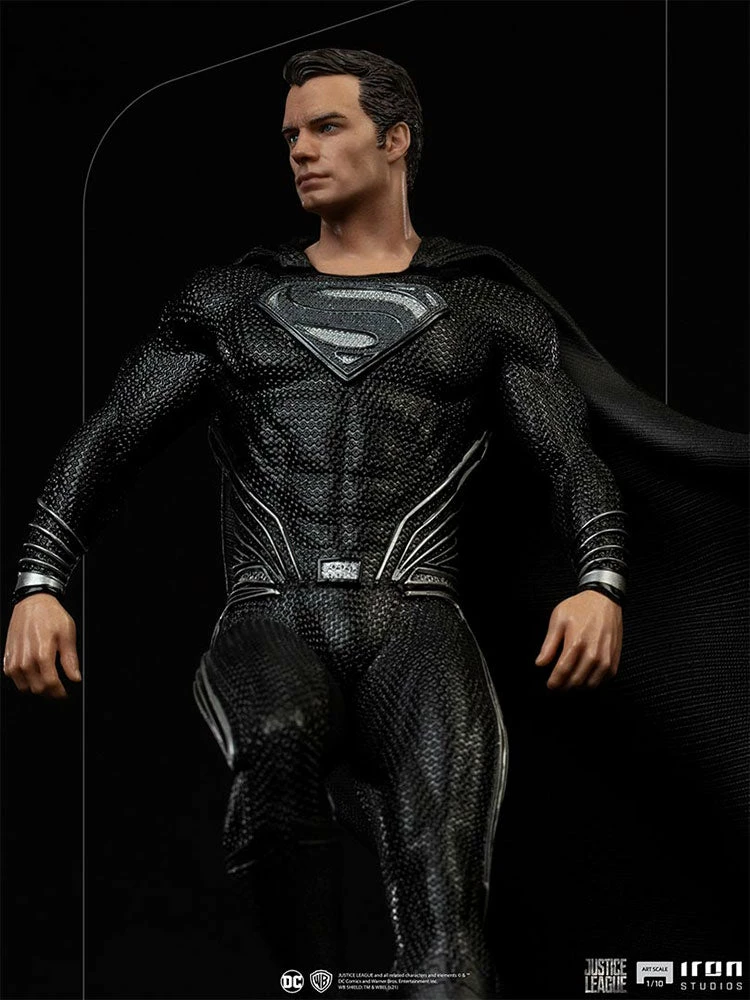 Superman Black Suit 1:10 Scale Statue By Iron Studios Art Scale 1:10 - DC Comics - Zack Snyder's Justice League 8 Superman Black Suit 1:10 Scale Statue By Iron Studios Art Scale 1:10 - DC Comics - Zack Snyder's Justice League