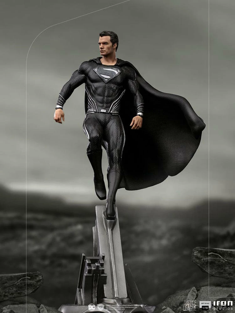Superman Black Suit 1:10 Scale Statue By Iron Studios Art Scale 1:10 - DC Comics - Zack Snyder's Justice League 12 Superman Black Suit 1:10 Scale Statue By Iron Studios Art Scale 1:10 - DC Comics - Zack Snyder's Justice League