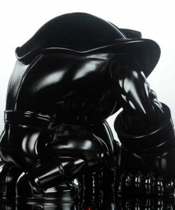 UNRULY INDUSTRY Thanos (Infinity-Sized) Gloss Black Edition Designer Collectible Toy By Unruly Industries™ By Joe DellaGatta