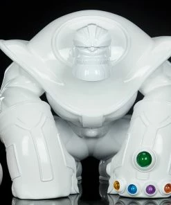 Thanos (Infinity-Sized) Gloss White Edition Designer Collectible Toy By Unruly Industries™ By Joe DellaGatta