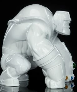 Thanos (Infinity-Sized) Gloss White Edition Designer Collectible Toy By Unruly Industries™ By Joe DellaGatta