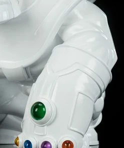 Thanos (Infinity-Sized) Gloss White Edition Designer Collectible Toy By Unruly Industries™ By Joe DellaGatta