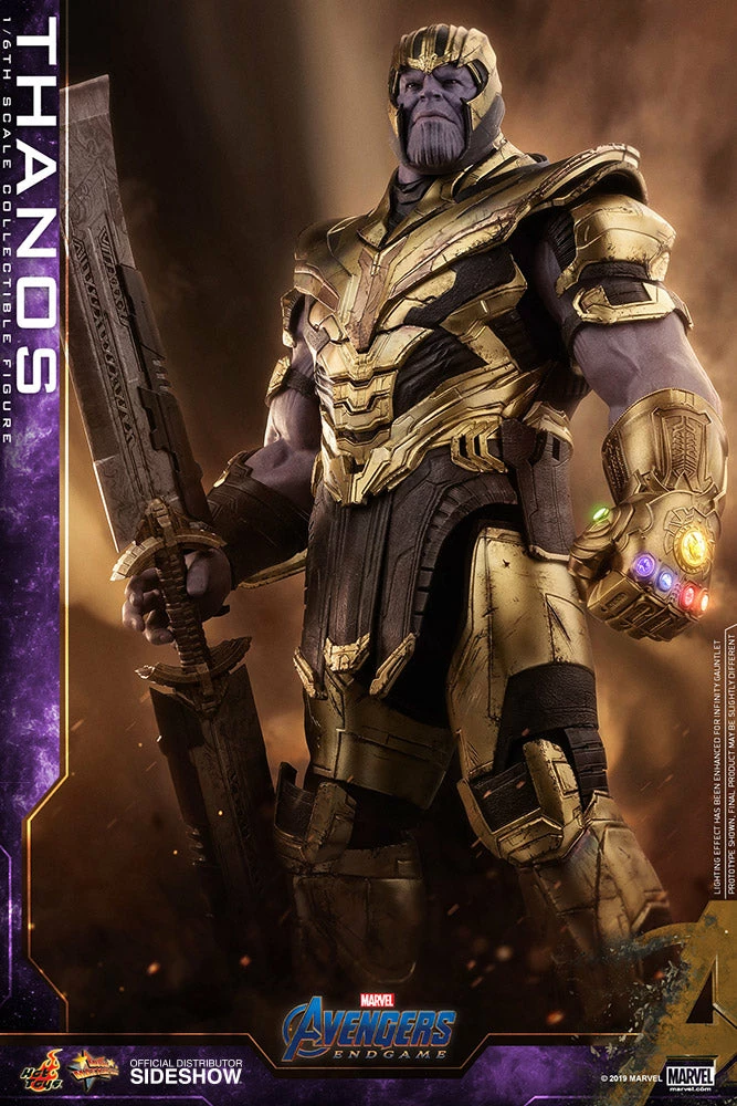 Thanos Sixth Scale Figure By Hot Toys Avengers: Endgame - Movie Masterpiece Series Avengers Earth's Heroes 4 Thanos Sixth Scale Figure By Hot Toys Avengers: Endgame - Movie Masterpiece Series Avengers Earth's Heroes